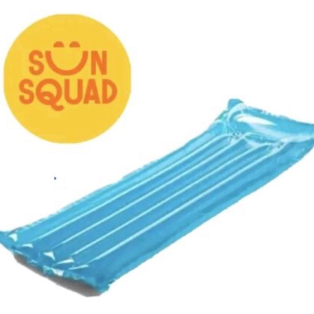 Sun Squad Blue Inflatable Pool Float NWT